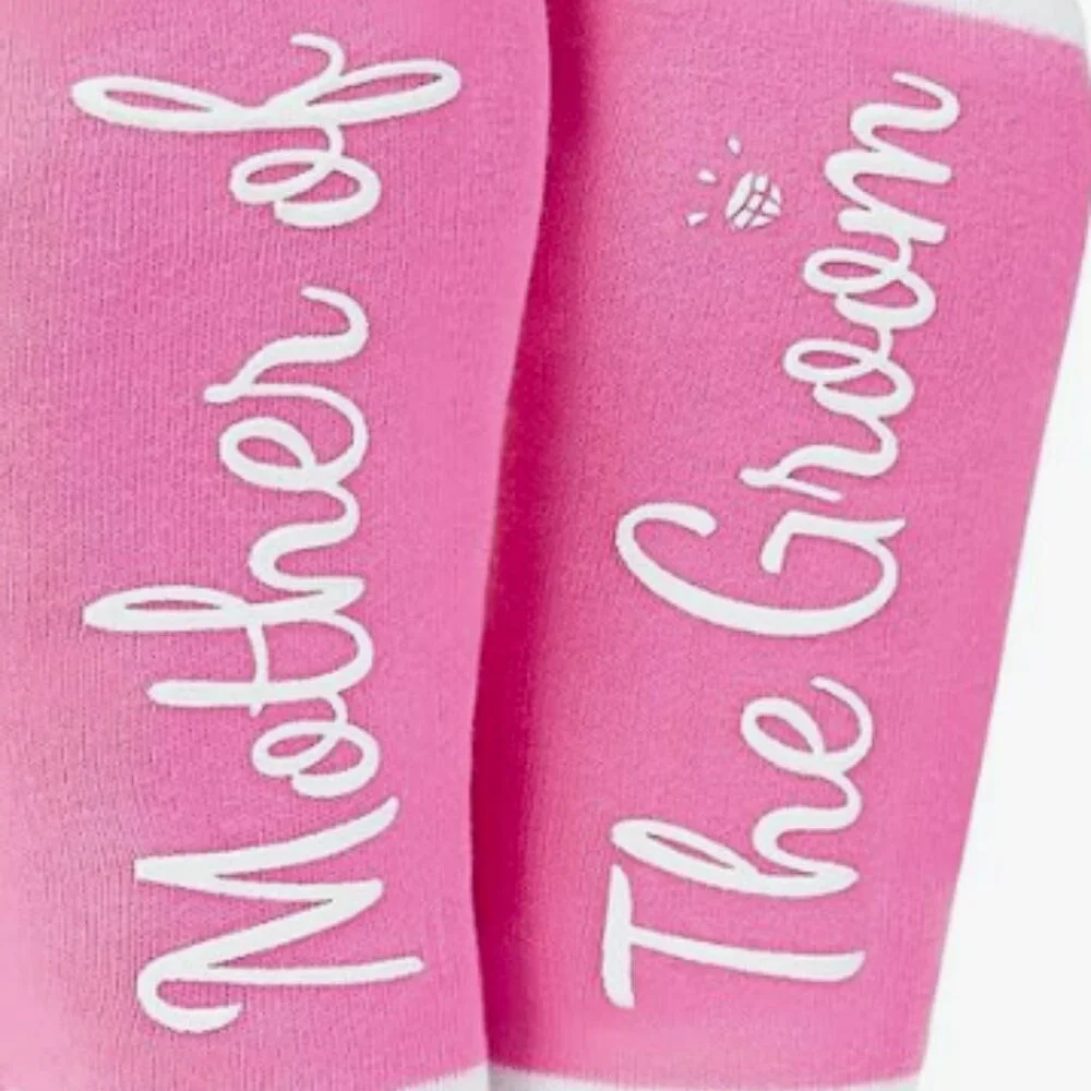 Mother Of The Groom Socks/NEW IN PINK